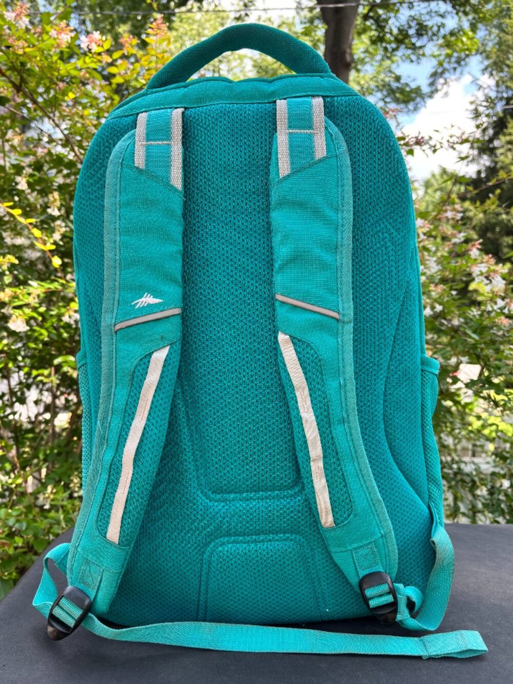 High Sierra Unisex Riprap Water Repellent Everyday Laptop‎ Backpack Aqua Blue - Picture 3 of 8